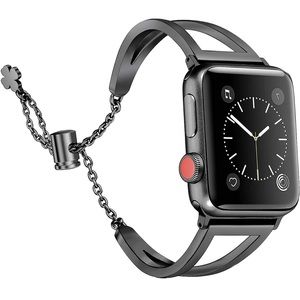 Black Stainless Steel Bangle Apple Watch Band 38/40/41